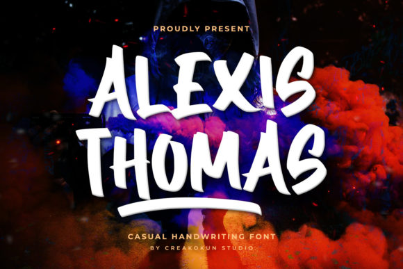 Alexis Thomas: A Casual Display Font for Modern Branding