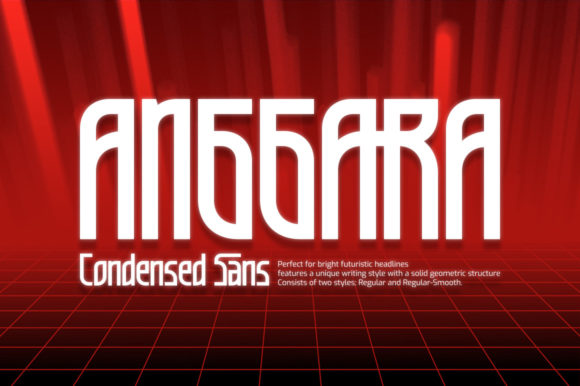 Anggara: A Bold Display Font for Branding Impact