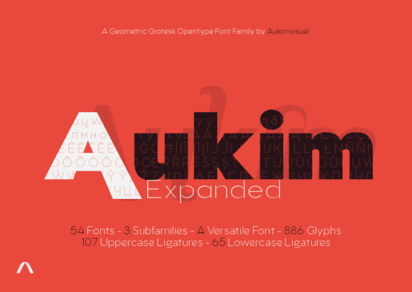 Aukim Expanded for Polished Branding and Professional Design