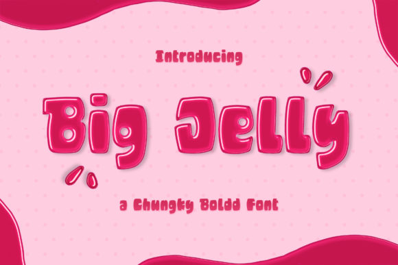 Big Jelly: A Playful Display Font for Creative Makers