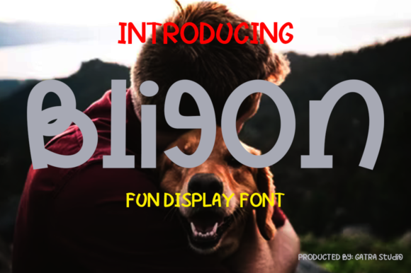 Bligon: A Vintage Display Font for Craft Creations
