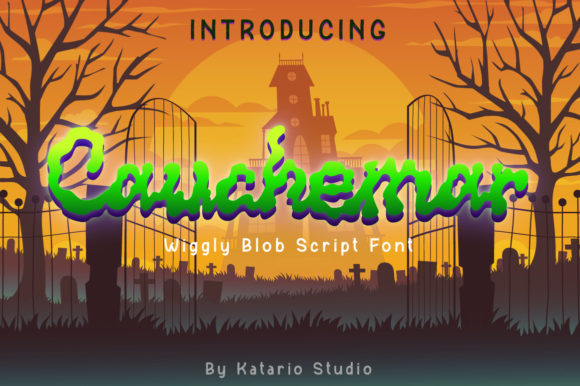 Cauchemar: A Spooky Display Font for Halloween Creations