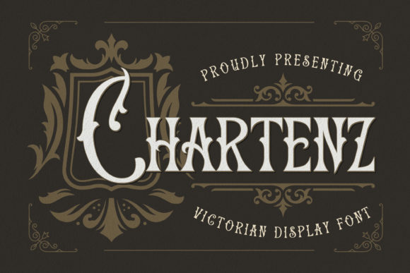 Chartenz Font: A Bold Vintage Display Typeface