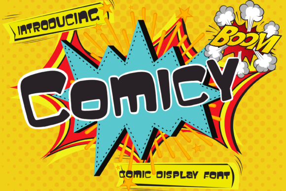 Comicy: A Whimsical Display Font for Creative Branding
