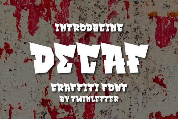 Decaf Font for Bold and Street-Inspired Design