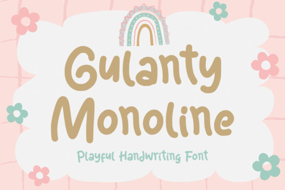 Gulanty Monoline Display Font for Eye-Catching Designs