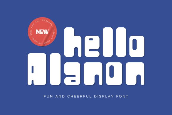 Hello Alanon: A Bold Display Font for Modern Editorial Design
