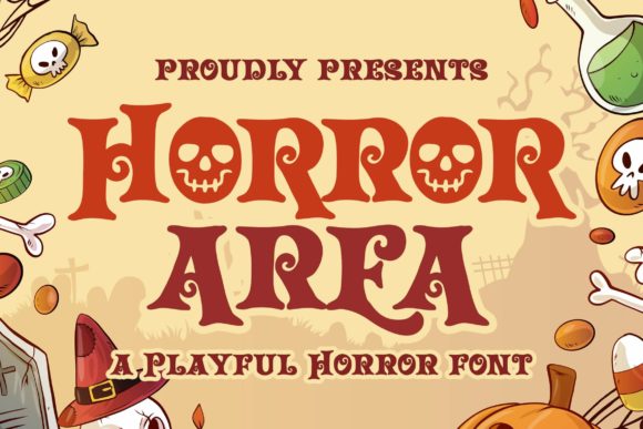 Horror Area Font for Spooky Campaigns and Bold Design