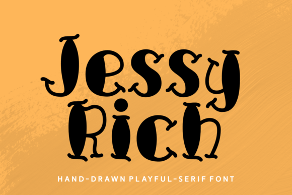 Jessy Rich: A Quirky Display Font for Creative Branding