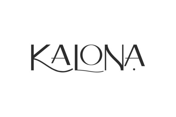 Kalona Display Font for Handmade Creations