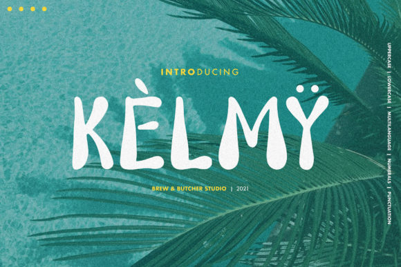 Kelmy: A Modern Display Font for Professional Branding