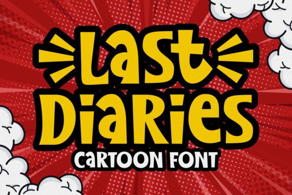 Last Diaries Display Font for Editorial Design