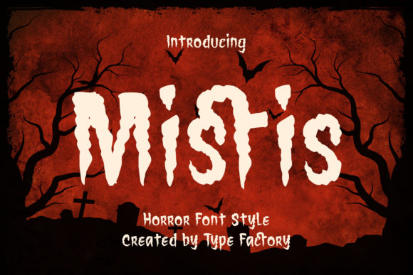 Mistis: A Dark Display Font for Bold Editorial Designs