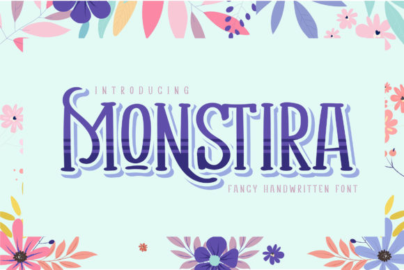 Monstira: A Display Font That Elevates Handmade Creations