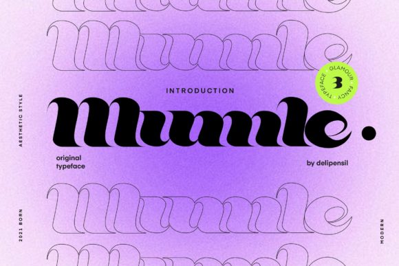 Mumle Display Font for Modern Web Design