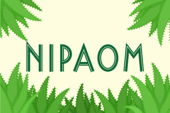 Nipaom Font for Bold Branding and Eye-Catching Designs