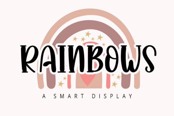 Rainbows Font for Quirky Branding and Creative Projects