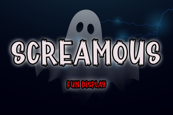 Screamous Font for Halloween Themed Branding