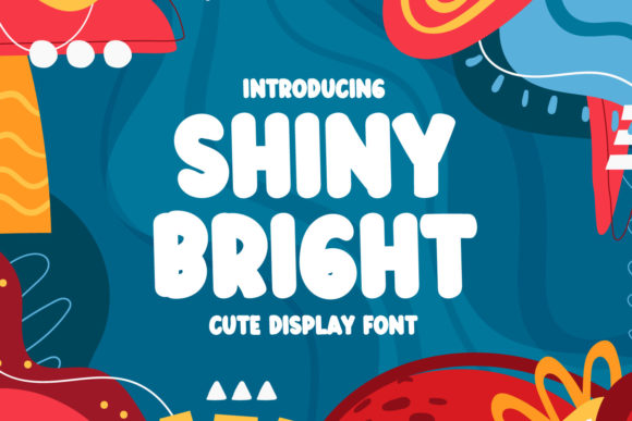 Shiny Bright Font for Playful Web Design