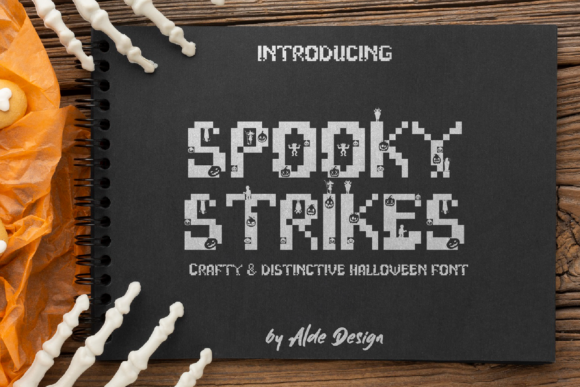 Spooky Strikes Halloween Font for Editorial Design