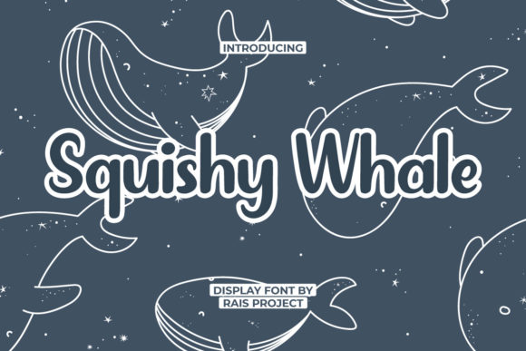 Squishy Whale Display Font for Creative Web Projects