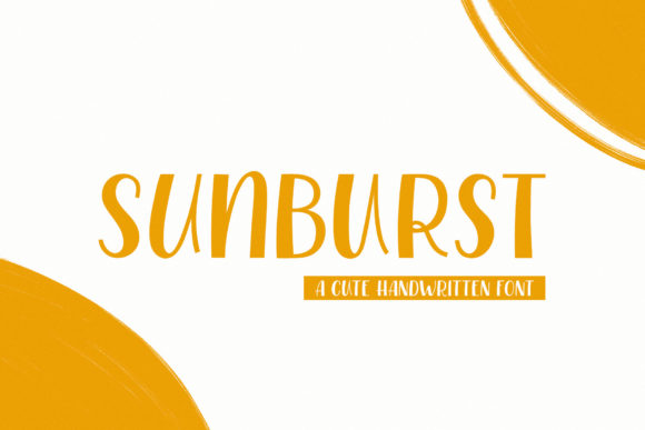 Sunburst Font for Web Design and Branding Projects