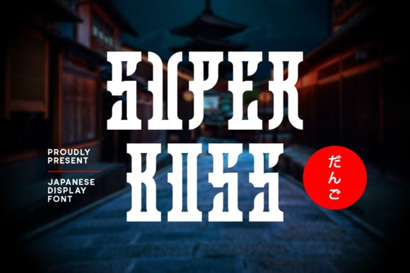 Super Boss Font for Bold Branding and Creative Projects