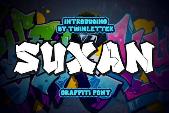 Suxan: A Bold Graffiti-Styled Display Font
