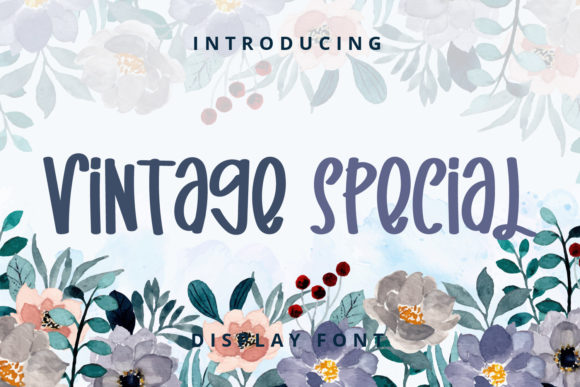 Vintage Special Font for Quirky Web Designs