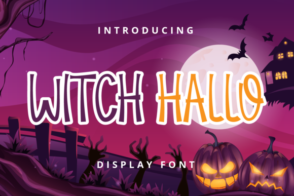 Witch Hallo Font for Halloween-Themed Branding