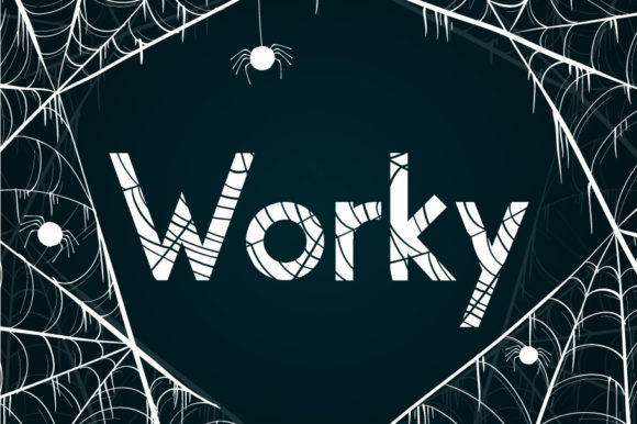 Worky: A Bold Display Font for Editorial Design