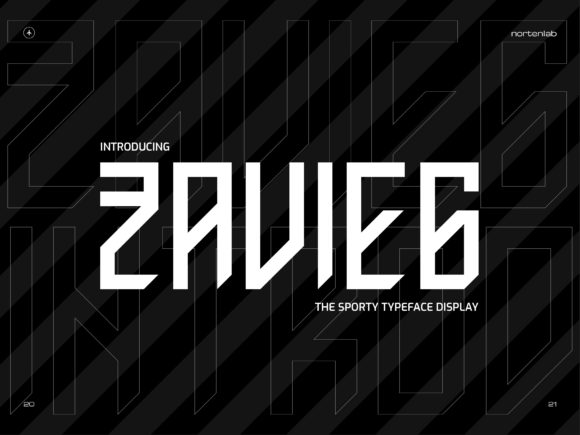 Zavieg Display Font for Modern Editorial Design